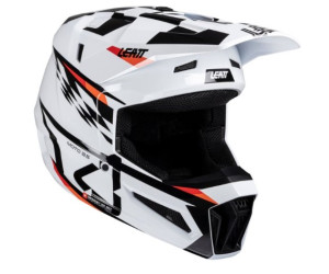 Шолом LEATT Moto 3.5 JR Helmet + Goggle [White], YM